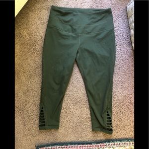 Zella high waisted ladder hem 7/8 leggings